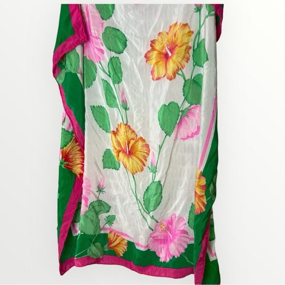 Carleton Varney Scarf Greenbrier 100% Silk Vintage - Picture 1 of 14